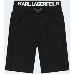 Vêtements Garçon Shorts / Bermudas Karl Lagerfeld  Noir