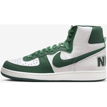 Chaussures Homme Baskets mode Nike - TERMINATOR HIGH - blanche et verte Blanc