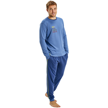 Vêtements Homme Pyjamas / Chemises de nuit Munich MUDP0452 Bleu