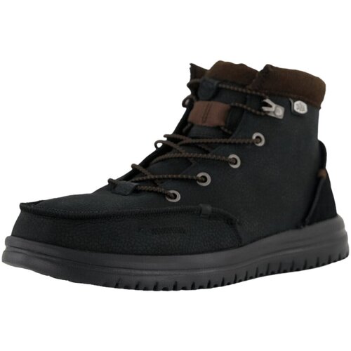 Chaussures Homme Bottes Hey Dude patent Shoes  Noir
