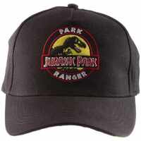 Accessoires textile Casquettes Jurassic Park Park Ranger Noir