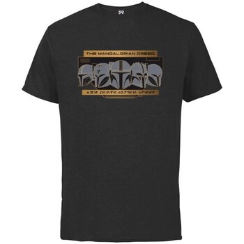 Vêtements T-shirts manches longues Star Wars: The Mandalorian Walk In The City Noir