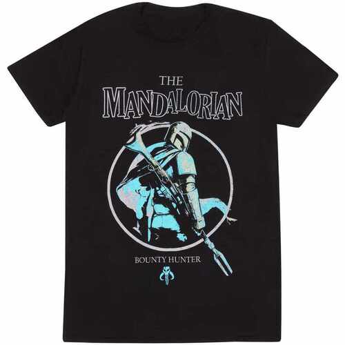 Vêtements T-shirts manches longues Star Wars: The Mandalorian HE1711 Noir