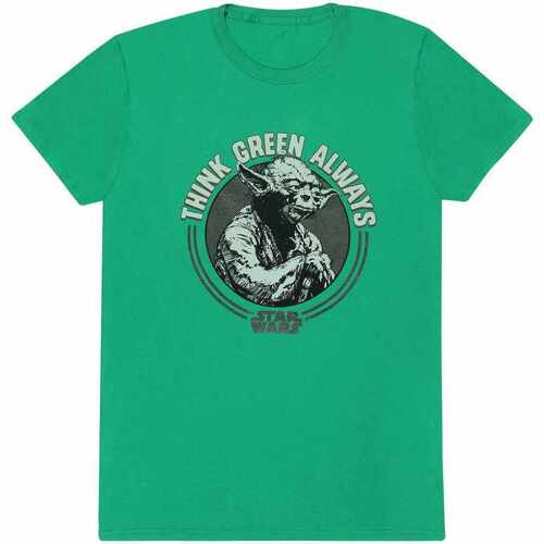 Vêtements T-shirts manches longues Disney Think Green Always Vert