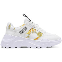 Chaussures Baskets basses Versace Jeans denim Couture Sneakers  Blanc Blanc
