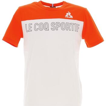 Vêtements T-shirts manches courtes Le Coq Sportif Tee ss n1 m Blanc