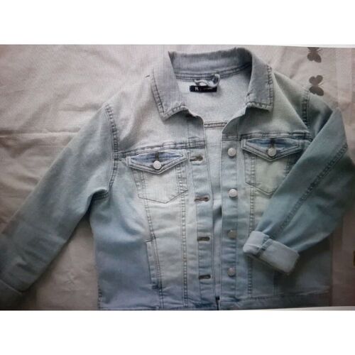 Vêtements Femme Combinaisons / Salopettes Sans marque 'R ESSENTIELLE' Veste en jean - Taille 42 (L) Bleu