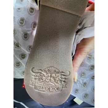 Chaussures Femme Sandales et Nu-pieds Kickers KICKERS- Sandales en cuir - bronsé Multicolore