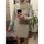 Vêtements Femme Robes courtes Sans marque 'BENETTON' Robe mi-longue en laine - Taille 40 Gris