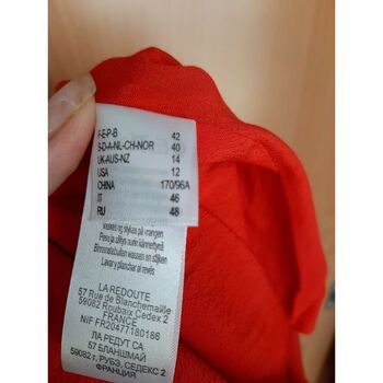 Sans marque 'ESSENTIELLE LA REDOUTE' Robe longue - Taille 42 (L/XL, T4) Rouge