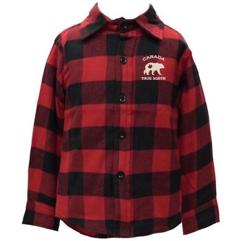Vêtements Garçon Chemises manches longues Le Comptoir Canadien Chemise canadienne enfant Rouge