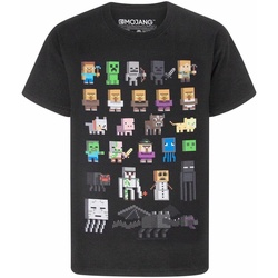 Vêtements Enfant T-shirts manches courtes Minecraft NS7307 Noir