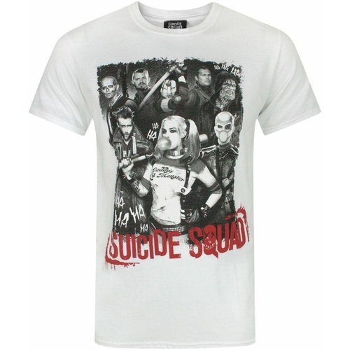 Vêtements Homme T-shirts manches longues Suicide Squad  Blanc