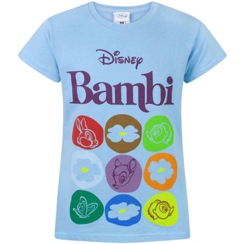 Vêtements Enfant T-shirts scarf manches courtes Bambi NS7321 Bleu