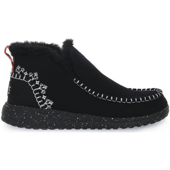 Chaussures Femme Boots Hey Dude 001 DENNY WOOL FAUX Noir