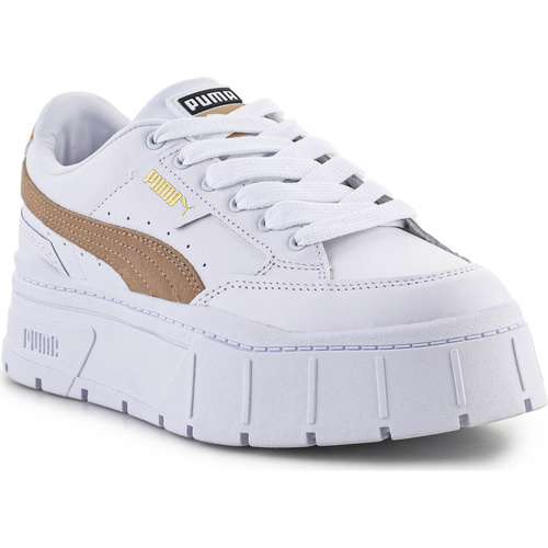 Chaussures Femme Baskets basses Puma Mayze Stack white-light sand 384363-03 Multicolore
