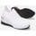 Chaussures Femme Baskets mode Vera Collection Baskets basses femmes compensés, tendance blanche Blanc