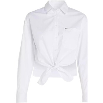 Vêtements Femme Chemises / Chemisiers Tommy sport Jeans CAMISA MUJER   DW0DW17520 Blanc