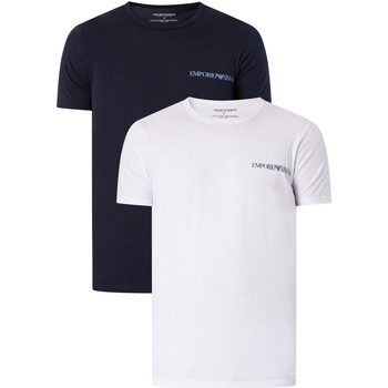 Vêtements Homme T-shirts manches courtes Emporio Armani Lot de 2 t-shirts Lounge Crew Multicolore