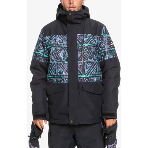 Vêtements Homme Manteaux Quiksilver - Manteau de ski - noir Noir