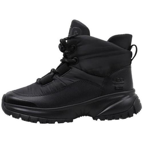 Chaussures Femme Bottes UGG Yose Puffer Lace Noir