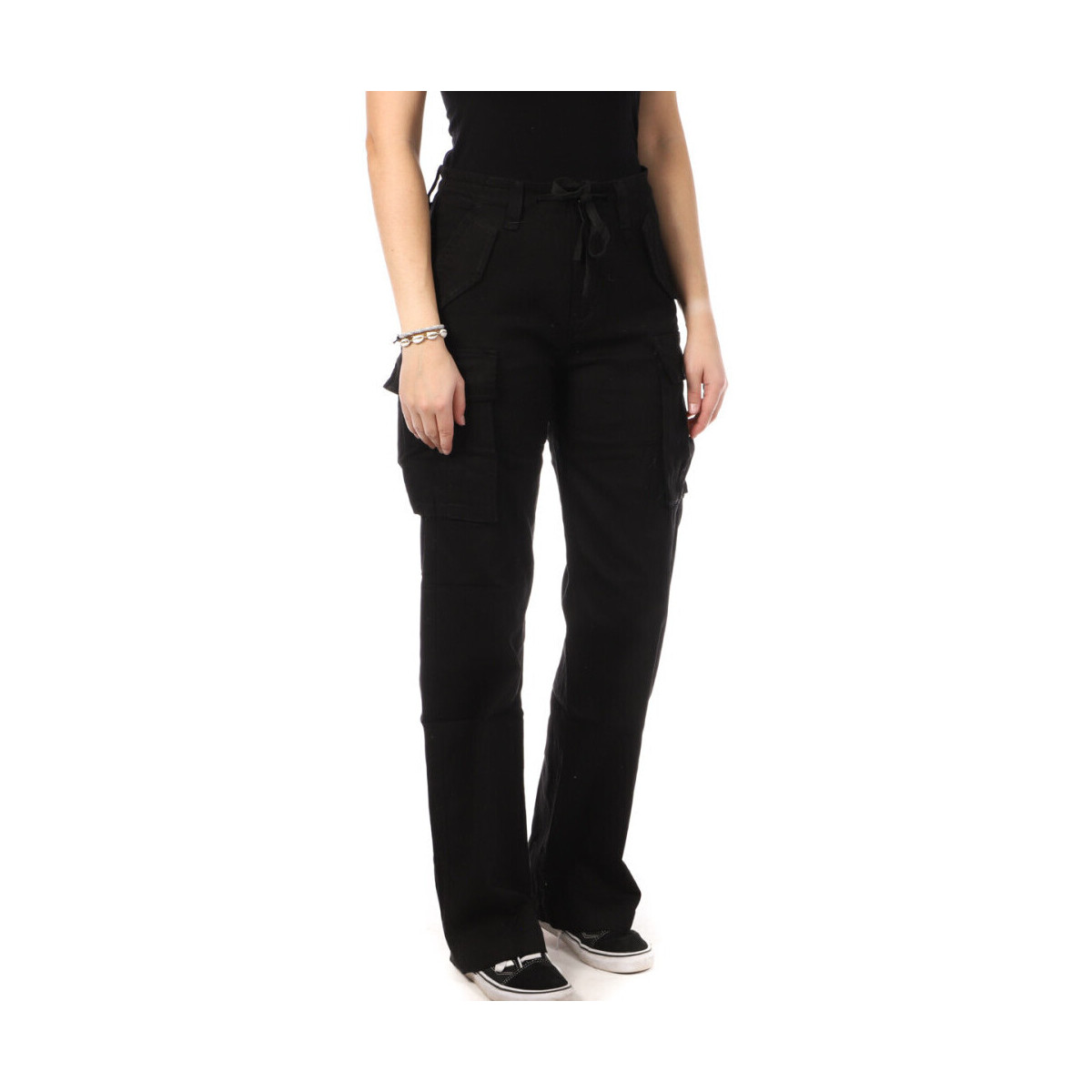 Vêtements Femme Pantalons Monday Premium L-3163 Noir