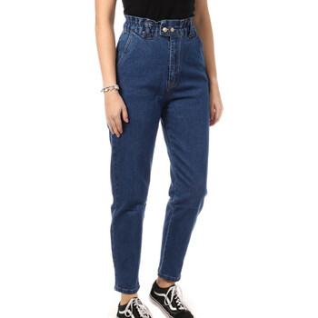 Vêtements Femme Jeans droit Monday Premium PS-2100-59 Bleu