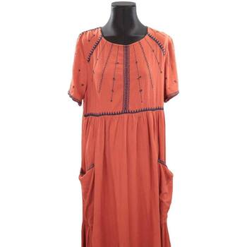 Vêtements Femme Robes Paniers / boites et corbeilles Robe en coton Marron