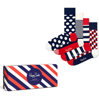Sous-vêtements Chaussettes Happy socks Classic Navy 4-Pack Gift Box Multicolore