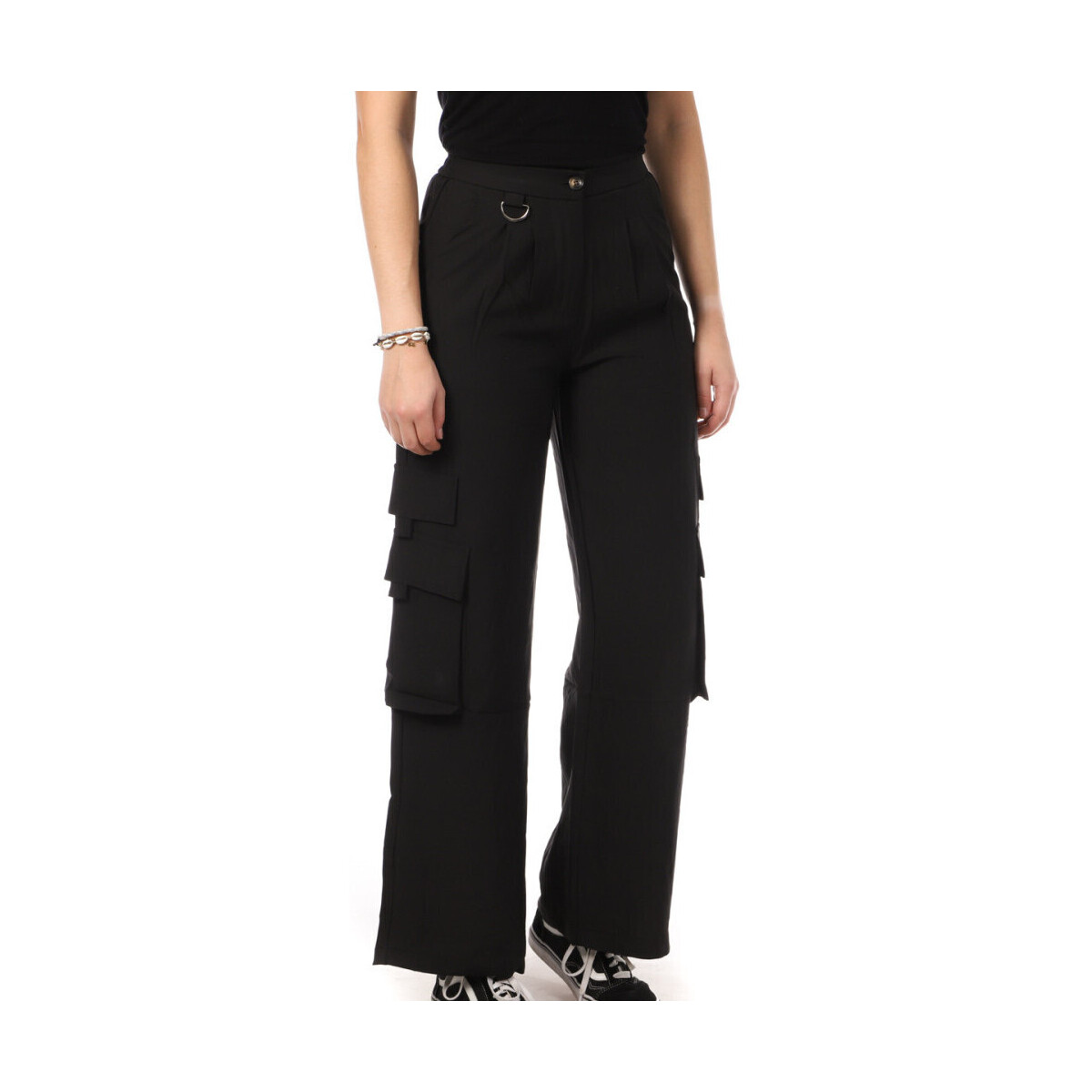 Vêtements Femme Pantalons Monday Premium D-9978-B Noir