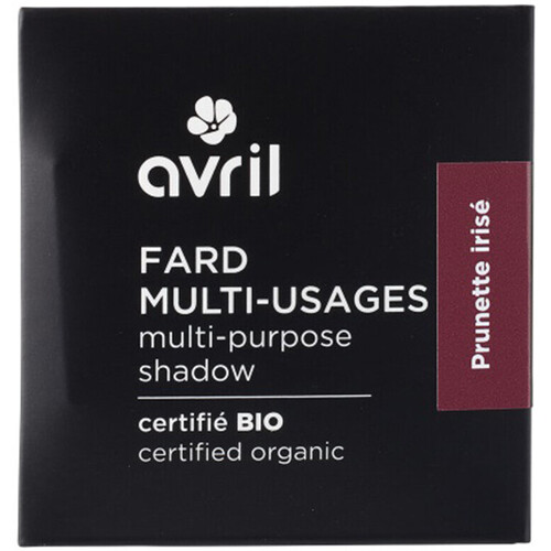 Beauté Femme Fards à paupières & bases Avril Fard Multi-Usages Certifié Bio - Prunette Irisé Violet