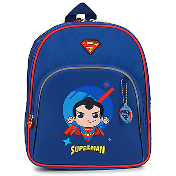 Sacs Garçon Cartables Back To School SUPER FRIENDS SUPERMAN 25 CM Bleu