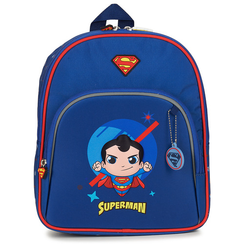 Sacs Garçon Cartables Wandler Carly mini tote bag SUPER FRIENDS SUPERMAN 25 CM Bleu