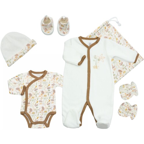 Vêtements Enfant Pyjamas / Chemises de nuit Trois Kilos Sept Kit naissance bébé - Savane Marron