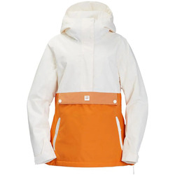Vêtements Femme Manteaux Billabong - Manteau de ski - blanc et orange Blanc
