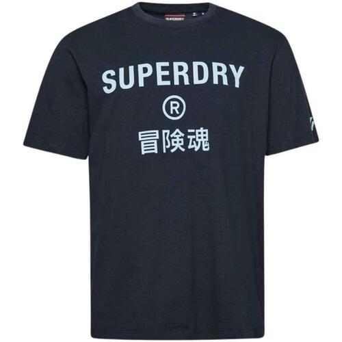 Vêtements Homme T-shirts manches courtes Superdry  Bleu