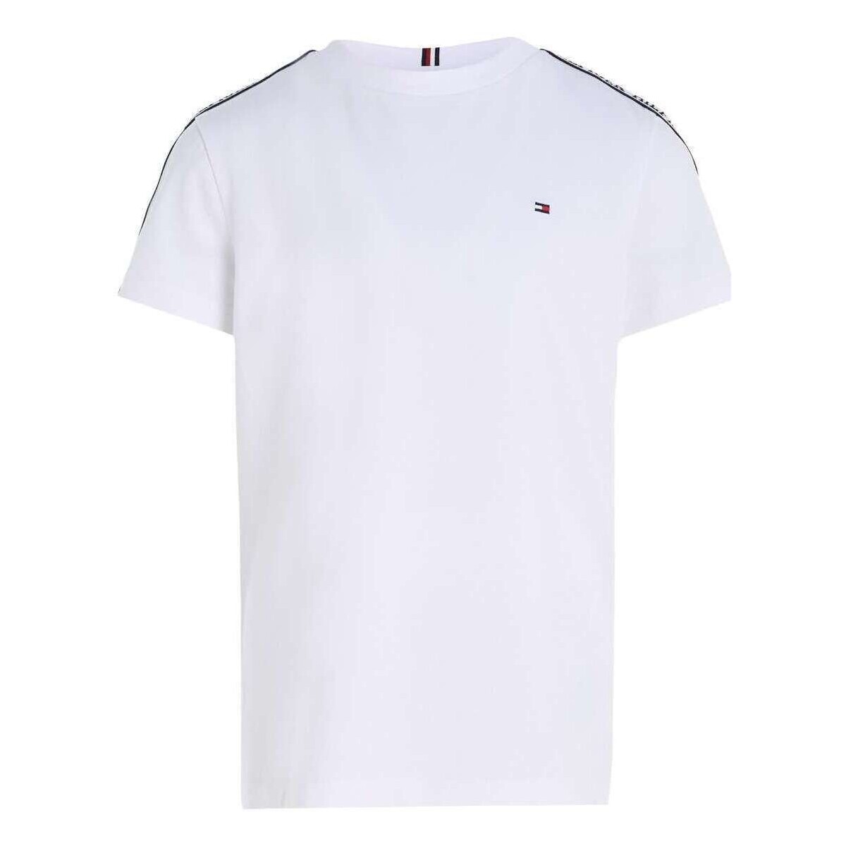 Vêtements Garçon T-shirts manches courtes Tommy Hilfiger 152750VTAH23 Blanc