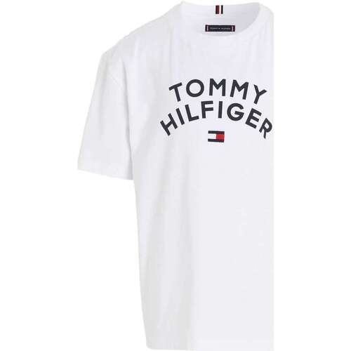Vêtements Garçon T-shirts manches courtes Tommy Hilfiger 152766VTAH23 Blanc