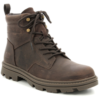 Chaussures Homme leather Boots Caterpillar Practitioner Mi Marron