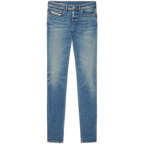Vêlogo-print Homme Jeans skinny Diesel SLEENKER Bleu