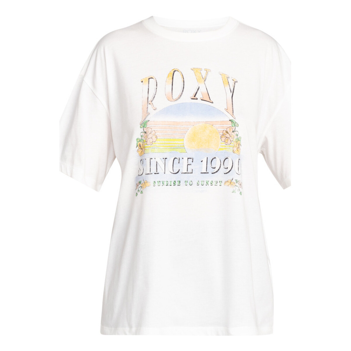 Vêtements Fille T-shirts manches courtes Roxy Dreamers Blanc