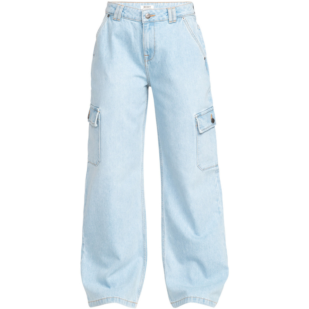 Vêtements Fille Jeans Roxy Modern Vibe Mid Bleu