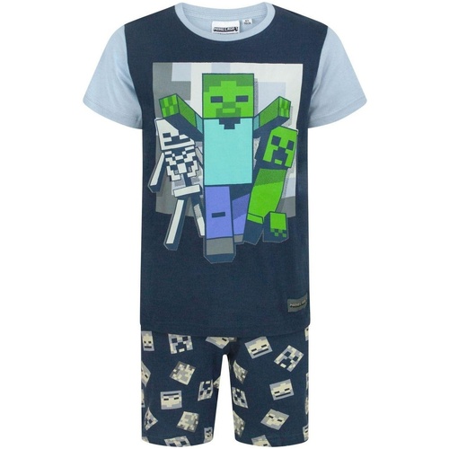 Vêtements Garçon Pyjamas / Chemises de nuit Minecraft  Bleu