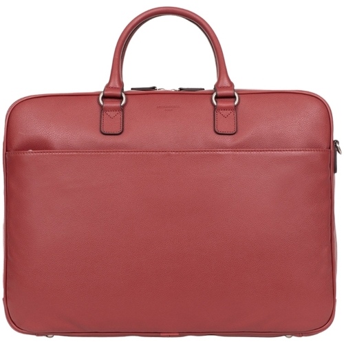 Sacs Men in Black and White Hexagona Porte documents  Ref 61303 Rouge fonce 45. Rouge