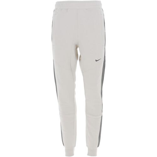 Vêtements Homme Pantalons de survêtement Nike M nsw sp flc jogger bb Beige