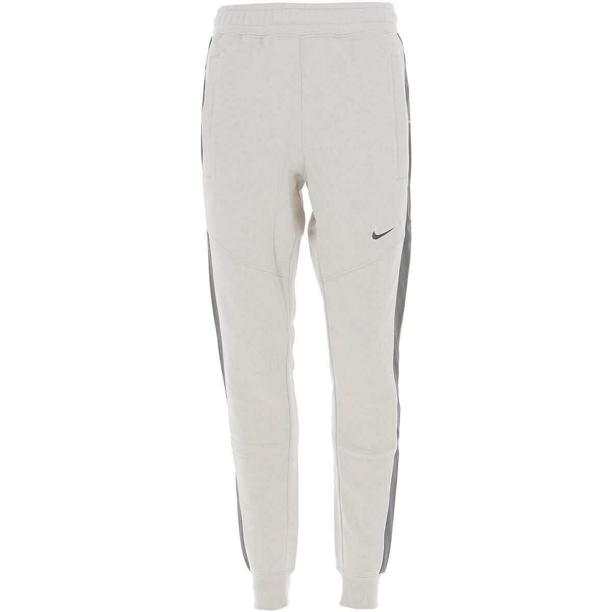 Vêtements Homme Pantalons de survêtement Nike M nsw sp flc jogger bb Beige