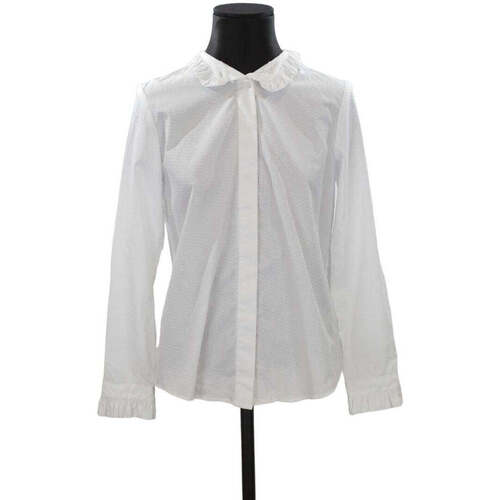 Vêtements Femme Débardeurs / T-shirts sans manche Claudie Pierlot Blouse en coton Blanc