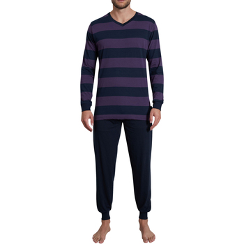 Vêtements Homme Pyjamas / Chemises de nuit Tom Tailor Pyjama long rayé Marine