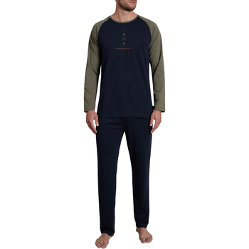 Vêtements Homme Pyjamas / Chemises de nuit Tom Tailor Pyjama long bicolore Marine