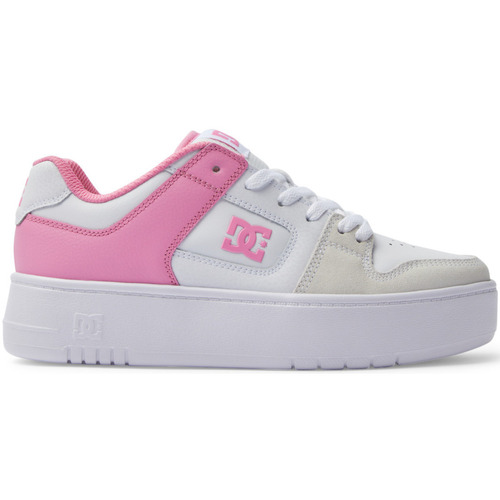Chaussures Fille Chaussures de Skate DC Shoes low-top sneakers med Miky-mærke Rose